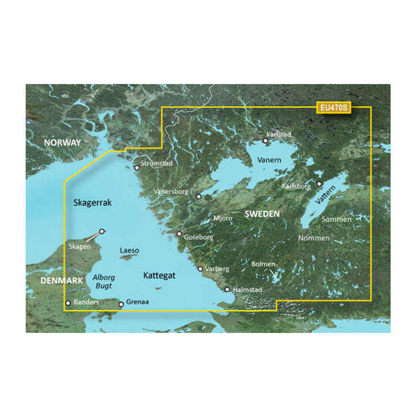 Garmin BlueChart g2 Vision HD - VEU470S - Stromstad to Halmstad - microSD\/SD [010-C0814-00]