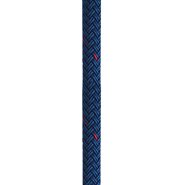 New England Ropes 3\/8" X 25 Nylon Double Braid Dock Line - Blue w\/Tracer [C5053-12-00025]