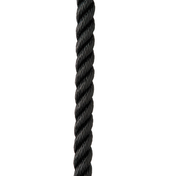 New England Ropes 5\/8" X 15 Premium Nylon 3 Strand Dock Line - Black [C6054-20-00015]