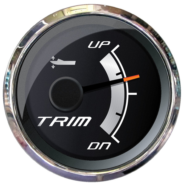 Faria Platinum 2" Trim Gauge f\/Mercury, Mariner, Mercruiser, Volvo DP, Yamaha 2001  Newer [22019]