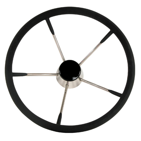 Whitecap Destroyer Steering Wheel - Black Foam - 13-1\/2" Diameter [S-9003B]