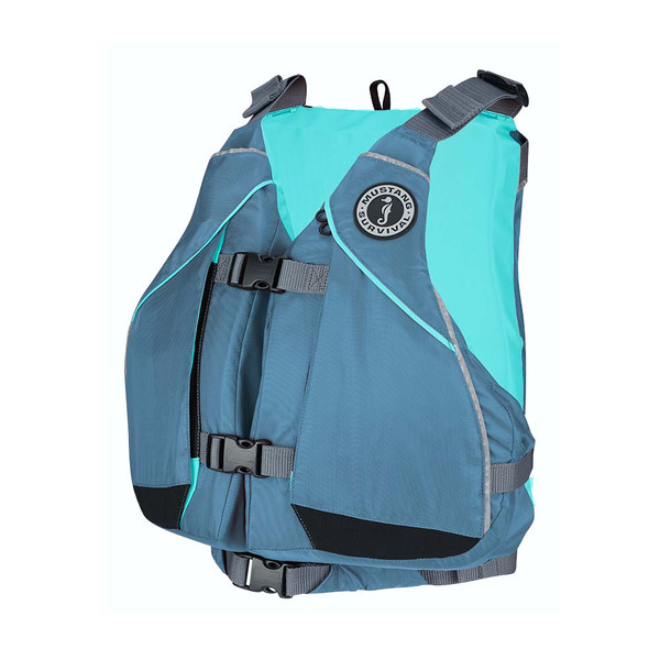 Mustang Womens Moxie Foam Vest - Slate\/Aqua - X-Large\/XX-Large [MV807MMS-853-XL\/XXL-253]