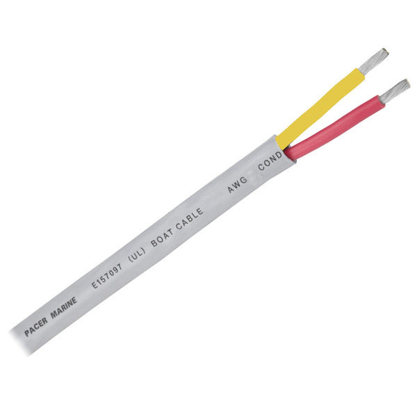 Pacer 14\/2 Round Safety Duplex Cable - Red\/Yellow - 250 [WR14\/2RYW-250]