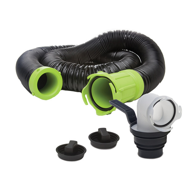 Thetford Titan Premium 15' Sewer Hose Kit w\/Universal Bayonet Connection  5-in-1 Sewer Adapter w\/Handle [17853]