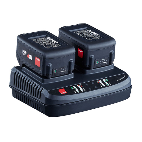 RUPES Dual Battery Charger f\/iBrid HLR15  HLR21 Batteries w\/LED Indicators [9HC185LT]