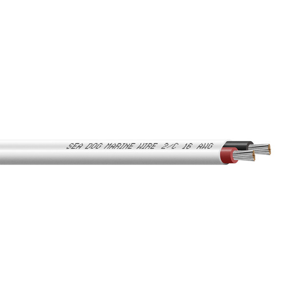 Sea-Dog 16\/2 AWG Flat Duplex Wire - Red\/Black - 250' [8016204]