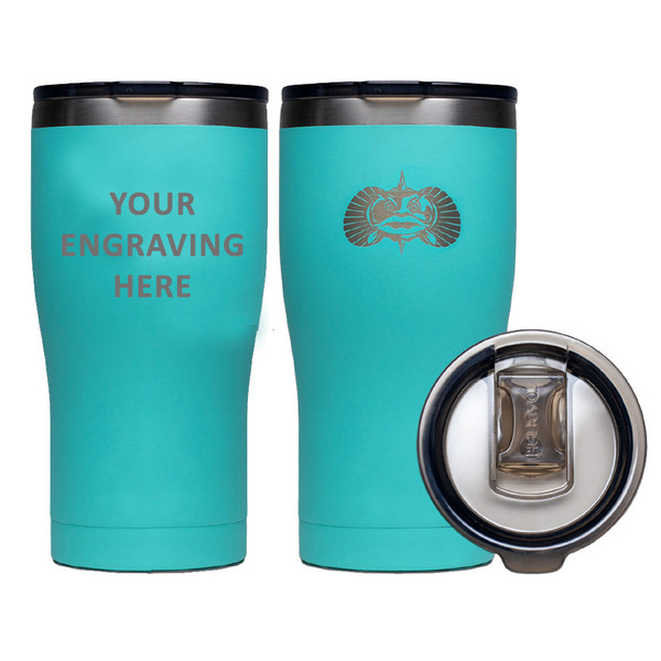 Toadfish Custom Engraved Non-Tipping 20oz Tumbler - Teal *Minimum Order Quantity of 25 [TFNOTIP20OZTUM-ENGRAVING-TEAL]
