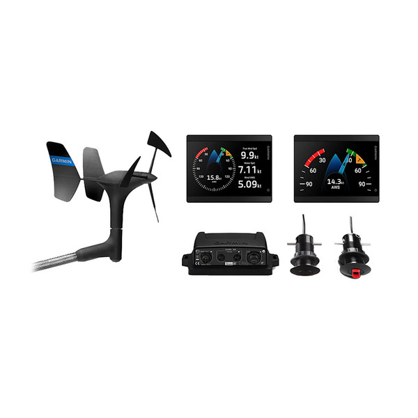 Garmin GMI 40 Wired Sail Pack  43mm - 2 GMI 40 Marine Instruments, gWind Wired  GDT 43\/GST 43 Transducers [010-03411-40]