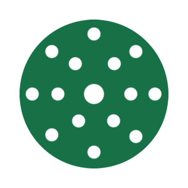 RUPES PROCUT Film Abrasive Discs 150mm (6") - 15 Holes - P1000 Grit *Box of 50pcs [9.45FD1000]