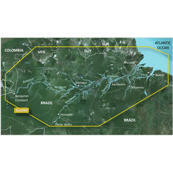 Garmin BlueChart g2 Vision HD -  VSA009R - Amazon River - microSD\/SD [010-C1066-00]