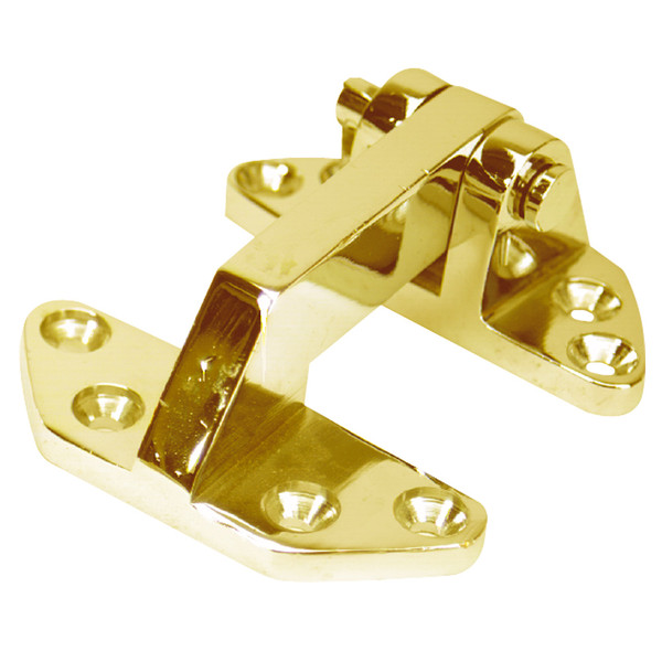 Whitecap Standard Hatch Hinge - Polished Brass - 2-5\/8" x 3-1\/8" [S-990BC]