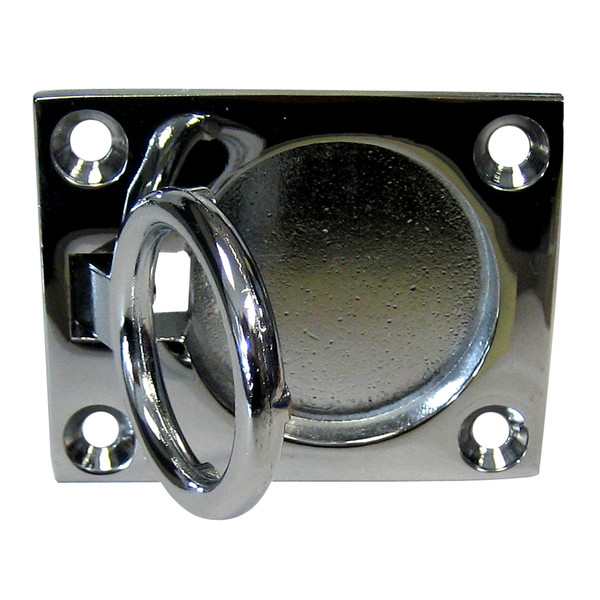 Whitecap Flush Pull Ring - CP\/Brass - 2" x 2-1\/2" [S-3362C]