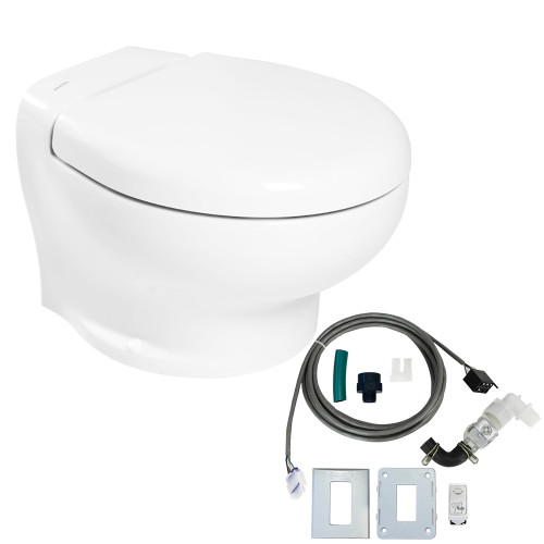 Thetford Tecma Nano ECO Toilet with Premium Plus Flush Controller - T-NAN012PW/TSFT/NA