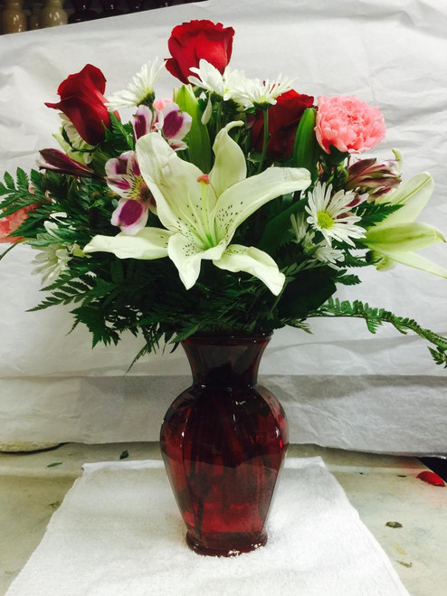 Pink mom bouquet