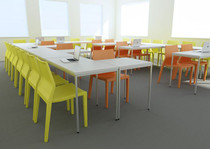 Multi-Purpose School College Training Meeting Room Table 600mm