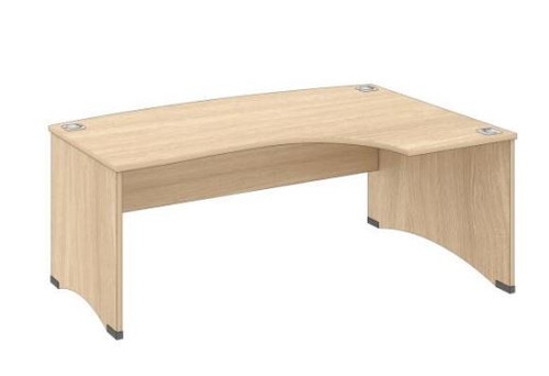 Windsor Executive Bow Fronted Crescent Workstation & Meeting Point