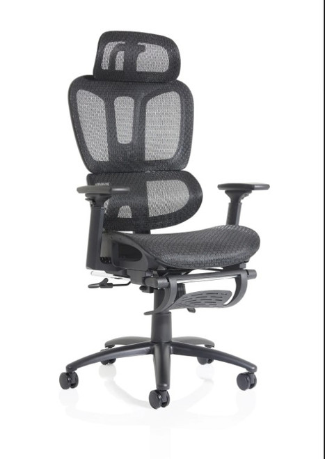 Horizon Office Executive Mesh Back Chair With Footrest