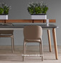 Saxon Rectangular Dining Room Break Out Worktable - with a Low level Tool Bar Rail