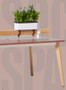 Saxon Worktable Planter - with Plant