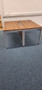 Gresham Cognac Wood Finish Office Rectangular Workstations Desks x 6 VGC
