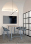 Serenity Rectangular High Bench Office Table - 1000mm Deep