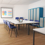 Rectangular Flexi Meeting School Education Training Stackable Table 