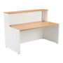 Office Reception Desk Stand- Alone Self-Contained Unit