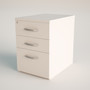 EX10 Desk High 3 Drawer Pedestal 600mm Deep