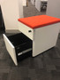 2 Drawer Under Desk Mobile Pedestal