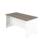 Sorrento Panel Plus Rectangular Desk - 600mm