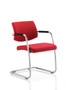 Cuba Medium Back Cantilever Visitors Chair with Arms