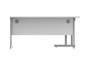 Sorrento Core Crescent Cantilever Radial Workstation Desk - 1600mm