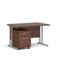 Maestro Rectangular Workstation Cantilever Desk & 2 Drawer Pedestal Bundle 800mm