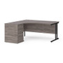 Maestro Cantilever Desk with attached 3 Drawer Pedestal