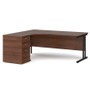 Maestro Cantilever Desk with attached 3 Drawer Pedestal