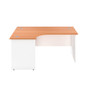 Sorrento Panel Plus Radial Crescent Desk