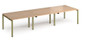 Adapt 6 Person Office Bench Desk System