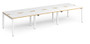 Adapt 6 Person Office Bench Desk System