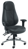 Cheetah Ergonomic 24 Hour Leather Task Chair