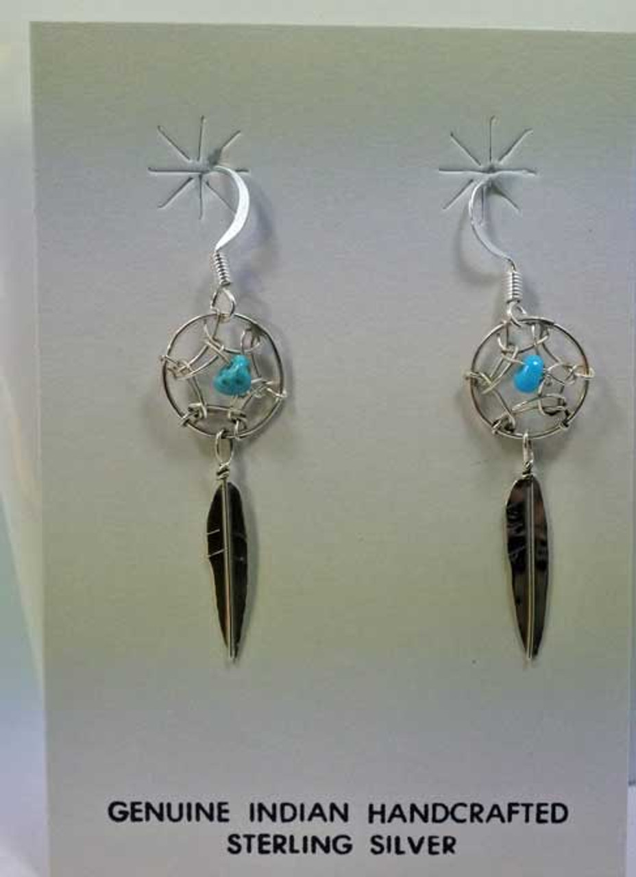 Dream catcher earrings/ 4x4 hoop / two sizes – Embroidery by TM - designs  by Teresa s.r.o.