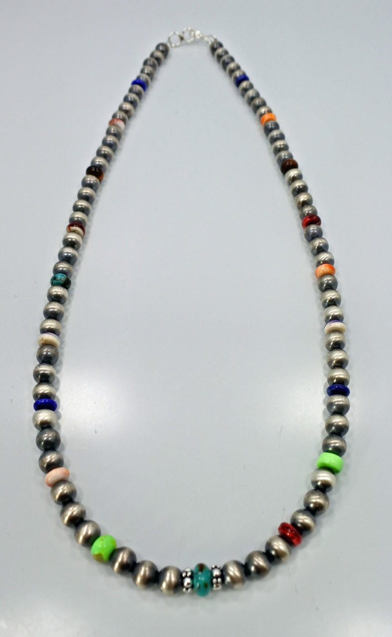 Navajo Pearls Necklace - 6mm Beads- Choose Your Length - Native American |  Native American Jewelry