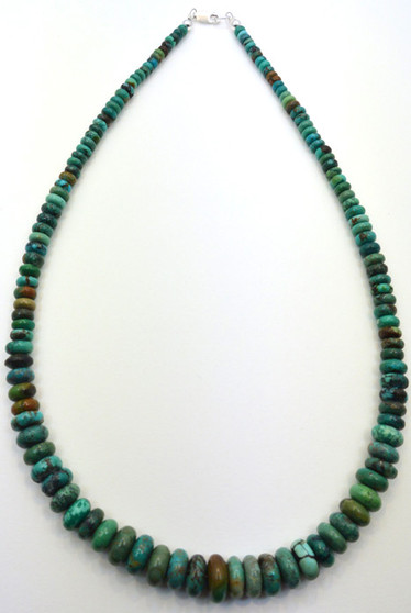 Native American Turquoise Necklace Graduated