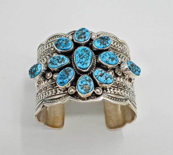 Tillie John Kingman Turquoise Cuff Bracelet