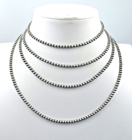 Sterling Silver Navajo Pearl Necklace