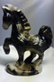 Horse hair Pottery Prancing Horse