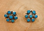 Zuni Flower Cluster Earrings 