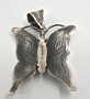 Navajo Sterling Silver Pendant Vincent Platero Large Butterfly Repousse Stunning