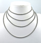 Navajo Pearl Necklace Sterling Silver