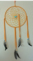 Large Dream Catcher Golden Brown 