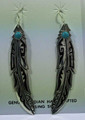 Tommy & Rosita Singer Feather Earrings